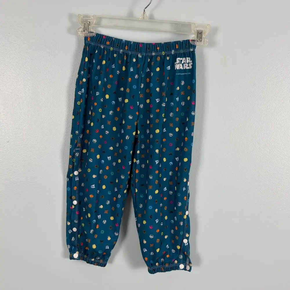 Star Wars Starlight Hospital Pants Toddler XS Disney R2D2 Grogu C-3PO
